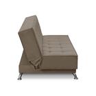 Sofá Cama 3 Lugares 1,80m Diana Suede Capuccino Adonai Estofa