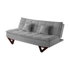 Sofá Cama 3 Lugares 180cm Dubai  Cinza