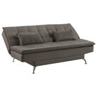 Sofá Cama 3 Lugares 192cm Com Pés De Alumínio Luna Estofart B