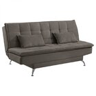 Sofá Cama 3 Lugares 192cm Com Pés De Alumínio Luna Estofart B