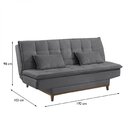 Sofá Cama 3 Lugares 192cm Luna