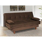 Sofá Cama 3 Lugares 192cm Veludo Holanda Berflex