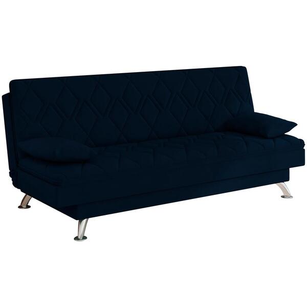 Sofa Cama 3 Lugares 193 Cm Eva Veludo Moll