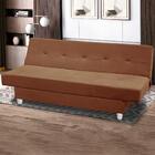 Sofa Cama 3 Lugares 194 Cm Xangai Veludo Removeis
