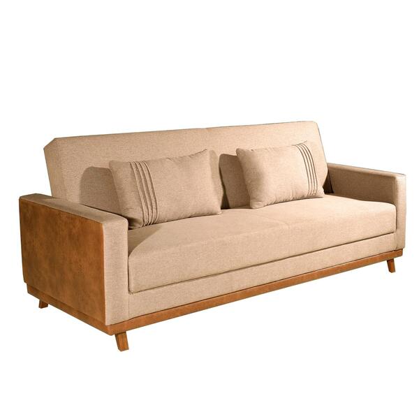 Sofá Cama 3 Lugares 2,05m Yara Bom Pastor