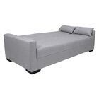 Sofá Cama 3 Lugares 202x90 Cm Lavínia Cinza