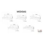 Sofá Cama 3 Lugares 5 Posições Versátil Madero Espresso Móvei