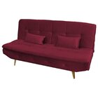 Sofá Cama 3 Lugares Antonella Vinho