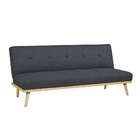 Sofá-cama 3 Lugares Casal Córsega Cinza Escuro