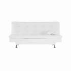 Sofá-cama 3 Lugares Casal Estilo Branco