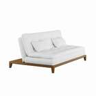 Sofá-cama 3 Lugares Casal Excelencia Base E Pés De Madeira Br