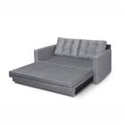 Sofá-cama 3 Lugares Casal Premium Vênus 1.65m (l) Cinza