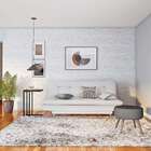 Sofá-cama 3 Lugares Casal Raridade Branco