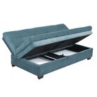 Sofá Cama 3 Lugares Com Baú Filó Matrix