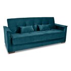 Sofá Cama 3 Lugares Daniela Petróleo