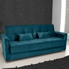 Sofá Cama 3 Lugares Daniela Petróleo