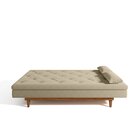 Sofá Cama 3 Lugares Em Suede Tokio Yescasa Castor/mel