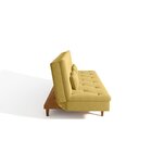 Sofá Cama 3 Lugares Em Suede Tokio Yescasa Mostarda/mel