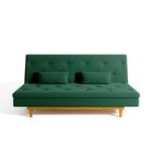 Sofá Cama 3 Lugares Em Suede Tokio Yescasa Verde