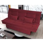 Sofá Cama 3 Lugares Esmeralda Goiaba