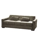 Sofá Cama 3 Lugares Grazi Matrix Veludo Capuccino