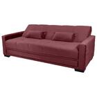 Sofá Cama 3 Lugares Grazi - Veludo Vinho