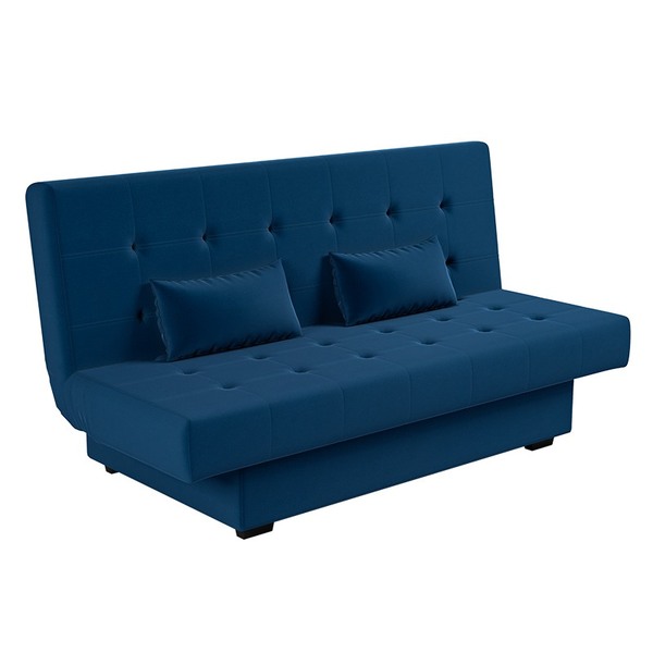 Sofá Cama 3 Lugares Laila - Matrix - Turkey Azul