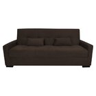 Sofá Cama 3 Lugares Lavínia Light Marrom