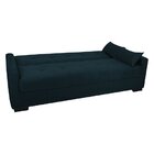 Sofá Cama 3 Lugares Lavínia Light Petróleo