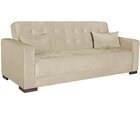 Sofá Cama 3 Lugares Linho Ipanema Bege