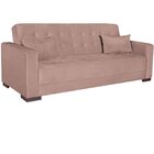 Sofá Cama 3 Lugares Linho Ipanema Rosê