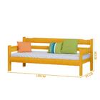 Sofá Cama 3 Lugares Madeira Maciça Cerejeira Nemargi