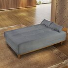 Sofá Cama 3 Lugares Madrid  Cinza