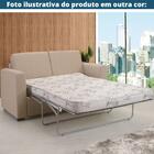 Sofá-cama 3 Lugares Mh-1174 Herval 201 Cm Colchão Casal Linho