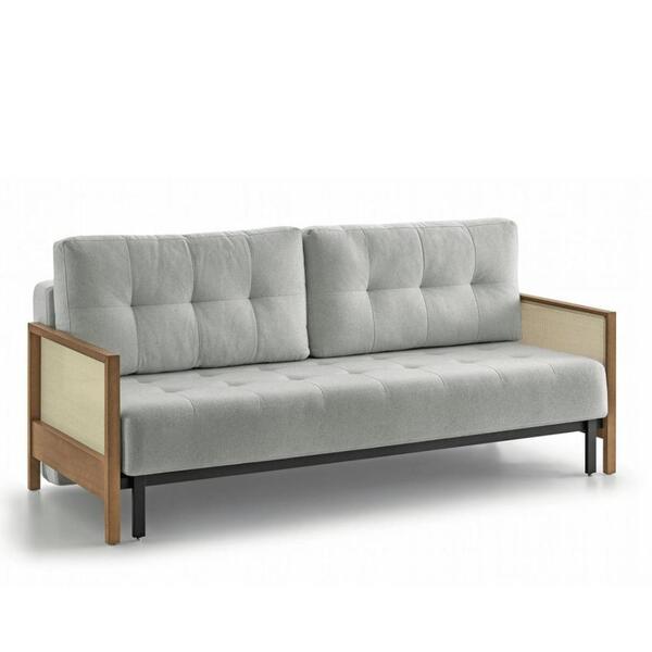 Sofá-cama 3 Lugares Mh-1607 Herval Linho Cinza C