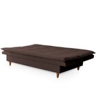 Sofá Cama 3 Lugares Mirage  Marrom