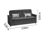 Sofá Cama 3 Lugares Nanda Matrix