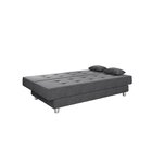 Sofá Cama 3 Lugares Napoli  Cinza