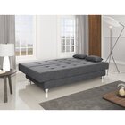 Sofá Cama 3 Lugares Napoli  Cinza