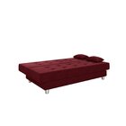 Sofá Cama 3 Lugares Napoli  Vermelho