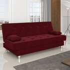 Sofá Cama 3 Lugares Napoli  Vermelho