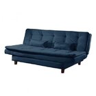 Sofa Cama 3 Lugares Premium Ref 07  Azul