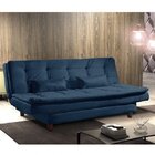 Sofa Cama 3 Lugares Premium Ref 07  Azul