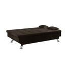 Sofá Cama 3 Lugares Premium Sofá Premium Suede Marrom