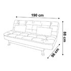 Sofá Cama 3 Lugares Premium Sofá Premium Suede Marrom