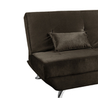Sofá Cama 3 Lugares Reclinável Dubai Veludo - Shop Das Cabece