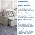 Sofá Cama 3 Lugares Retrátil Reclinável 2,00m Linho Com Molas