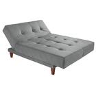 Sofá Cama 3 Lugares Retrátil Reclinável Jade Reforçada