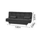 Sofá Cama 3 Lugares Salomé Matrix