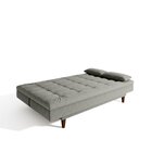 Sofá Cama 3 Lugares Sofanete 189cm  Cinza